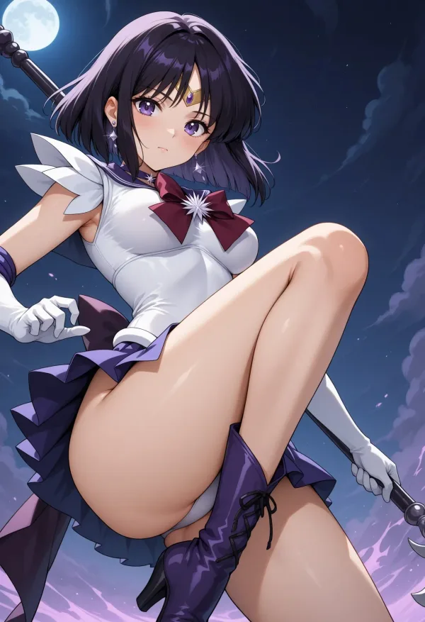 セピアトン セーラーサターン (Patreon) [AI生成]