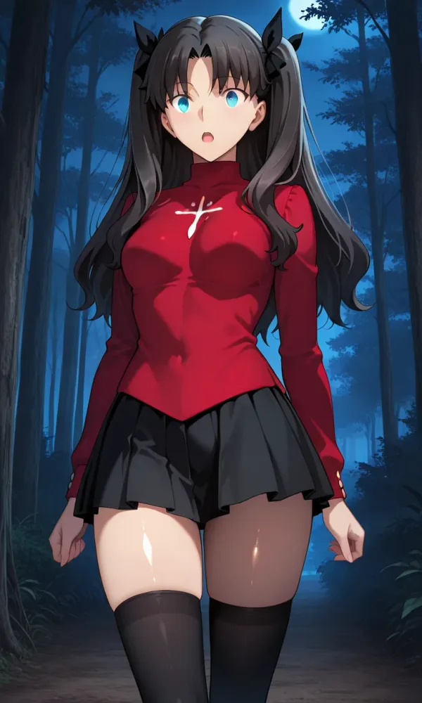 Hanousen_2 Rin Tosaka (Fate stay night) [AI Generated]